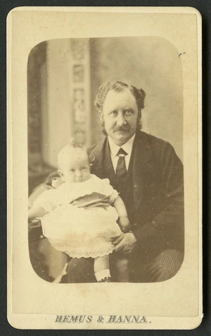 Hemus & Hanna (Auckland) fl 1879-1882 :Portrait of David Cruikshank of Tauranga