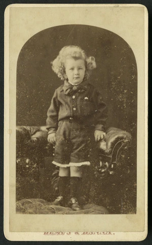 Hemus & Hanna (Auckland) fl 1879-1882 :Portrait of David Boosie (Boosey) Cruikshank