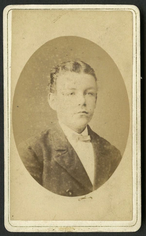 Henry, J T (Invercargill) fl 1866-1884 :Portrait of Arthur Cavill