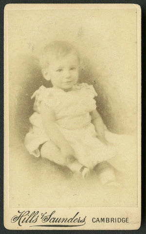 Hills and Saunders (England) fl 1860s :Portrait of unidentified child