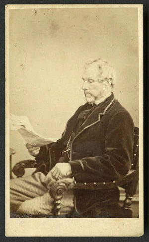 Hills and Saunders (England) fl 1860s :Portrait of Captain Jackson