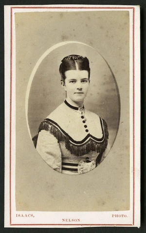 Isaacs, David Morris, 1824?-1909: Portrait of Eleanor Dobson