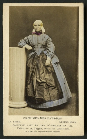 Jager, A (Amsterdam) fl 1884 :Portrait of unidentified woman in costume