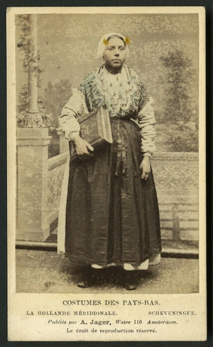 Jager, A (Amsterdam) fl 1884 :Portrait of unidentified woman