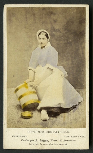 Jager, A (Amsterdam) fl 1884 :Portrait of unidentified woman