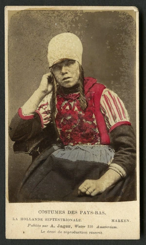 Jager, A (Amsterdam) fl 1884 :Portrait of unidentified woman
