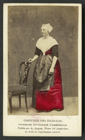 Jager, A (Amsterdam) fl 1884 :Portrait of unidentified woman in Dutch costume