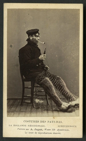 Jager, A (Amsterdam) fl 1884 :Portrait of unidentified man