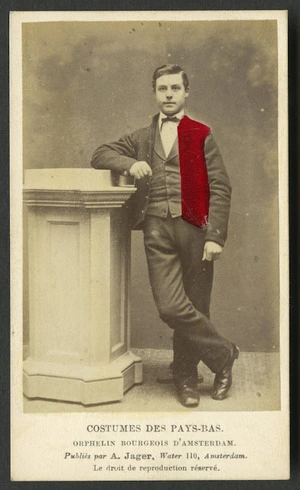 Jager, A (Amsterdam) fl 1884 :Portrait of unidentified man