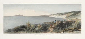 [Brees, Samuel Charles] 1810-1865 :Pokaroa & the island of Kapiti [Between 1842 and 1845. Drawn by S C Brees. Engraved by Henry Melville. London, 1849]