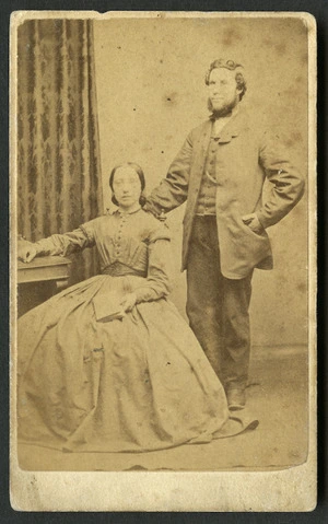Kenneth, J (Dundee) fl 1880s :Portrait of James and Helen Harper