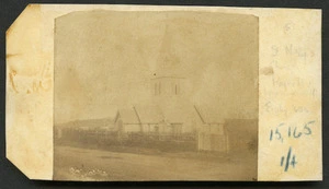 Kinder, John (Auckland) fl 1859-1870 :Photograph of St Mary's Church, Parnell early 1860s