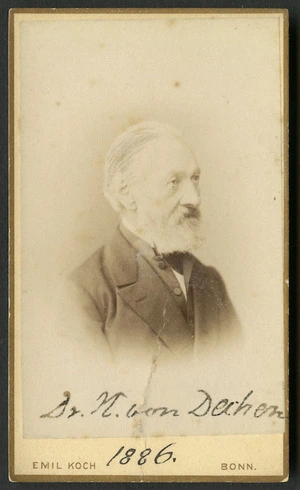 Koch, Emil (Bonn) fl 1883 :Portrait of Dr Heinrich von Dechen