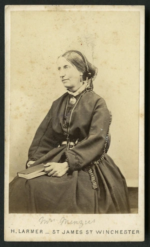Larmer, H (Winchester) fl 1800s: Mrs Menzies