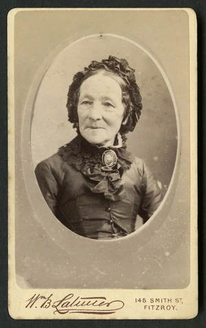 Latimer, William T B (Melbourne) fl 1884-1900 :Portrait of unidentified woman