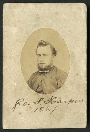 Lawrence, Samuel Charles Louis, active 1833-1891: Portrait of S Harper 1867