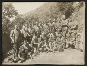 New Zealand World War I soldiers of the 23rd Reinforcements, F Company, 23 Platoon