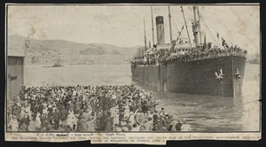 World War I troopship leaving Wellington with the 23rd Reinforcements