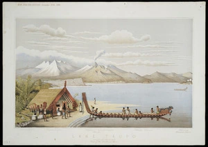 Artist unknown :Lake Taupo 1250 feet above the sea level. 1890