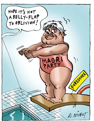 "Hope it's not a belly-flop to oblivion!" MAORI PARTY. 5 June, 2004