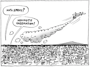 "Moth spray?" "Meningitis vaccination!" 16 July, 2004