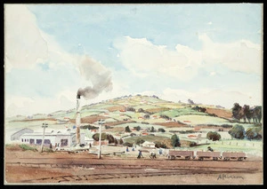 Hansen, Albert, 1876-1957 :Pukehoe Hill [ca 1940]