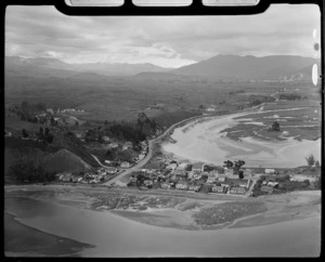 View including Collingwood and Aorere River mouth, Tasman region