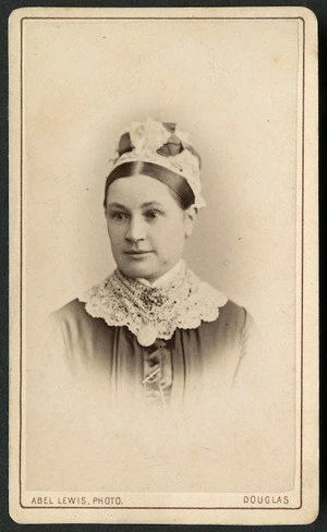 Lewis, Abel, active 1870s: Portrait of Mrs Peake