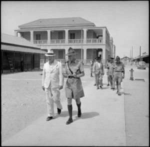 Prime Minister Peter Fraser visiting Port Tewfik