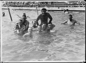 Soldiers at the Maadi Baths