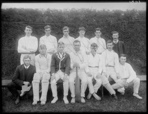 A cricket team, [from Christs College, Christchurch?]