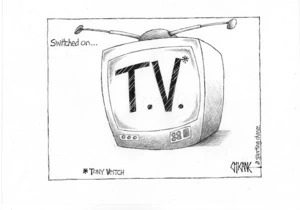 Switched on... T.V. Tony Veitch. 18 February 2009.