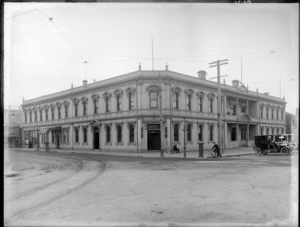 Storey's Family Hotel including G S James Bar, probably Christchurch district