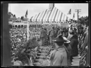 Event in Stratford, Taranaki, during the visit of the Prince of Wales in 1920