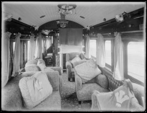 Train carriage, for use during the visit of the Prince of Wales in 1920