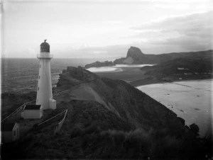 View of the lighthouse at Castlepoint