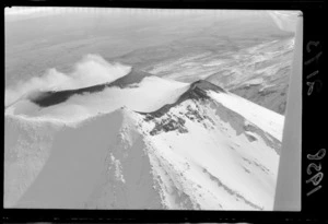 Aerial view of Mount Ngauruhoe