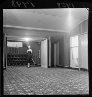 New Zealand actress Ngaire Porter at the new Regent Theatre, Naenae, Lower Hutt City, Wellington Region