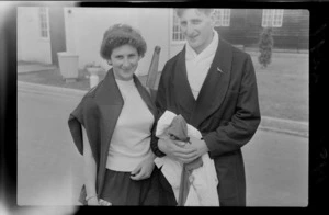 Two unidentified South African athletes at the 1958 British Empire and Commonwealth Games