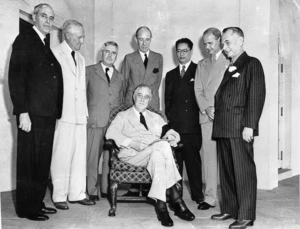 Group photograph of the Pacific War council, World War 1939-1945