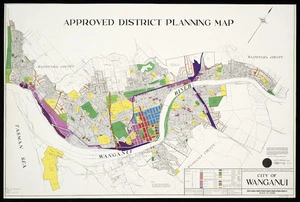City of Wanganui : approved district planning map.