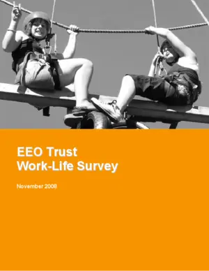 EEO Trust work-life survey [electronic resource] : report / Equal Employment Opportunities Trust.