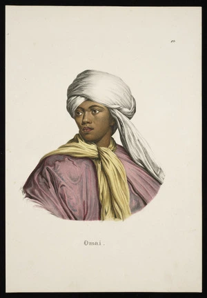 Reynolds, Joshua (Sir), 1723-1792 :Omai. [Plate] 10 [lithographed by or after Joseph Brodtmann, after Joshua Reynolds. ca 1827]