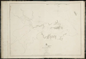 Wai-temata Harbour / surveyed by Captain Owen Stanley H.M.S Britomart, Sandy Bay &c by Lieut. P. Fisher and P.C. Bean Master ; J & C Walker sculpt.