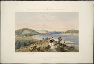 Brees, Samuel Charles 1810-1865 :Porirua Harbour and Parramatta whaling station in Novr 1843. Drawn by S. C. Brees Esqr., Chief Surveyor to the New Zealand Company. London, Smith Elder [1845]