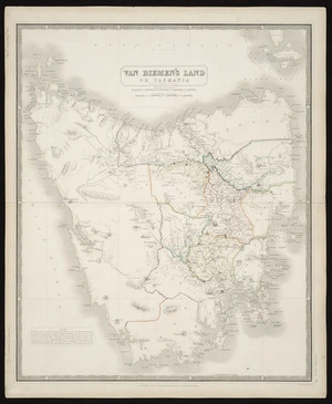 Van Diemen's Land or Tasmania / by A.K. Johnston, ; engraved by W. & A.K. Johnston.