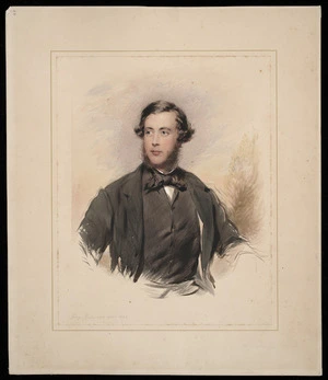 Richmond, George, 1809-1896 :[Canon William Selwyn?] 1849.