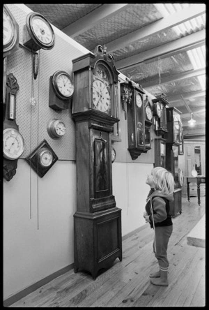 Clocks for auction, Stokes Valley, Lower Hutt