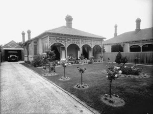 House and front garden, Wanganui
