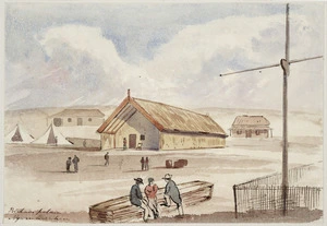 [Fox, William] 1812-1893 :Potataus palace Ngaruawahia. 1864